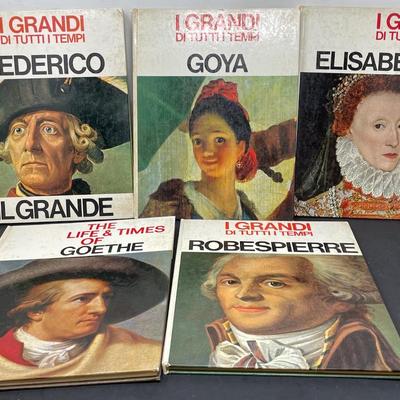 "I Grandi Di Tuttii Tempi" 5 Book Collection