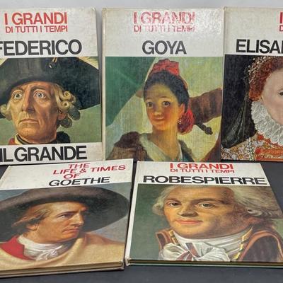"I Grandi Di Tuttii Tempi" 5 Book Collection