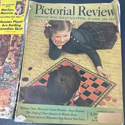 Two 1930's Magazines "Collier's" and "Pictorial Review"