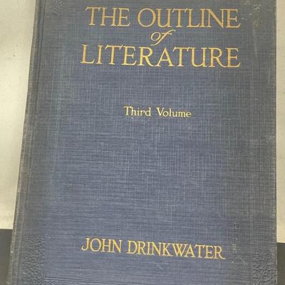 "The Outline of Literature" Third Volume by John Drinkwater 1924
