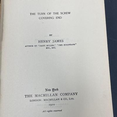 "The Two Magazines" by Henry James 1920