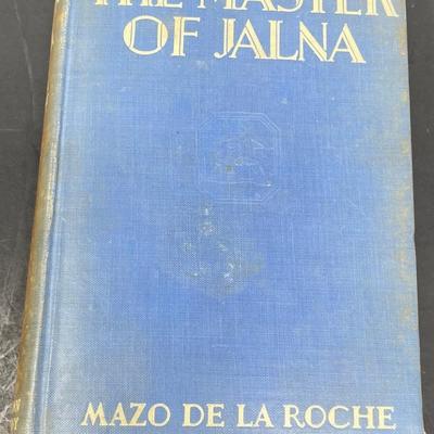 "The Master of Jalna" by Mazo De La Roche First Edition 1933