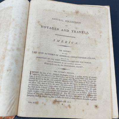 "General Collection, Voyages and Travels in All Parts of the World" Vol. 12 by John Pinkerton 1812