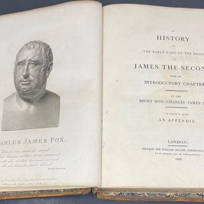 "A History of the Early Part of the Reign of James the Second" by Charles James Fox 1808