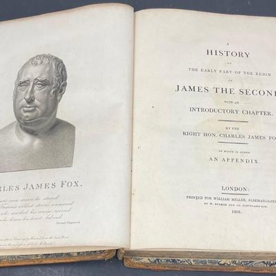 "A History of the Early Part of the Reign of James the Second" by Charles James Fox 1808