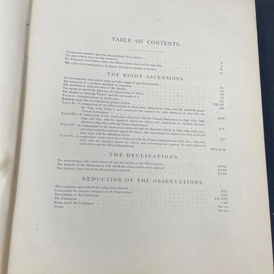 "Catalogue of Stars, United States Naval Observatory, The Years 1845 to 1871" by Prof. M. Yarnall