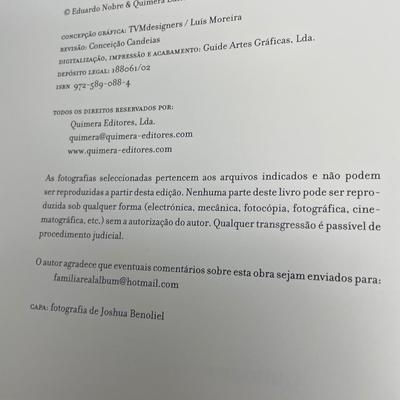 Royal Book "Familia Real, Album de Fotografias" by Eduardo Nobre