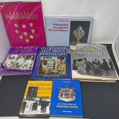 Royal Books Collection of 7 Books on European Royalty