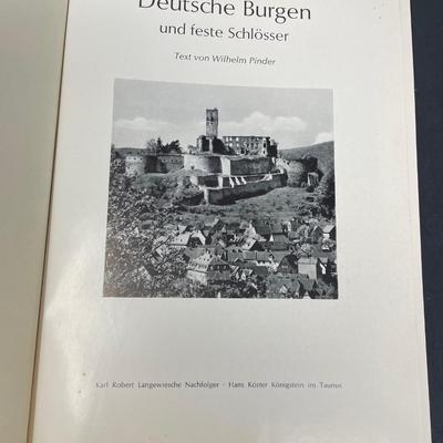 "Deutsche Burgen und feste Schlosser" Text von Wilhelm Pinder