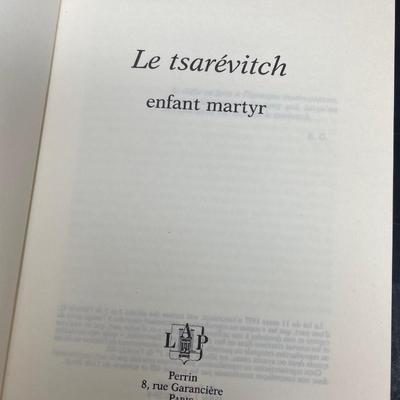 "Le Tsarevitch, enfant martyr, Avec son journal inedit" by Eugenie de Grece