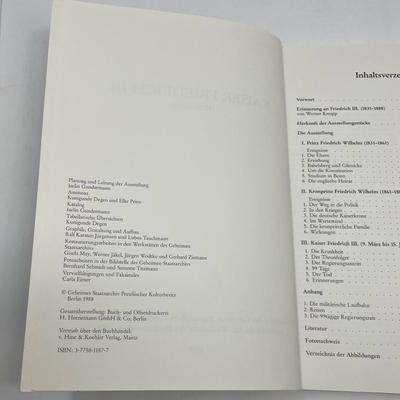 KAISER FREIDRICH III. (1831  1888). Ausstellung des Geheimmen  Staatsarchivs Preubishcher