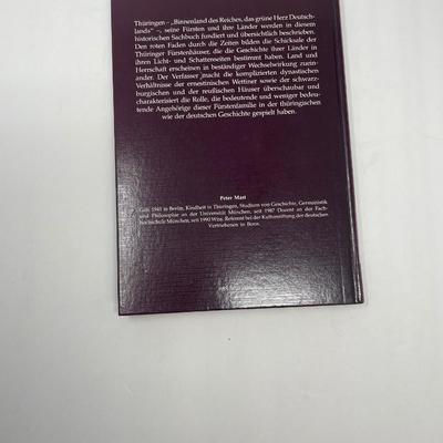 Peter Mast. THURINGEN Die Fursten und ihre Lander. Graz; Wein; Koln: Verlag Styria 1992