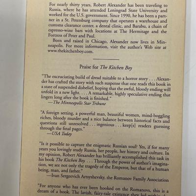 The Kitchen Boy, Robert Alexander