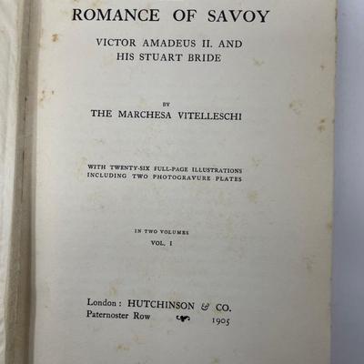 The Romance of Savoy