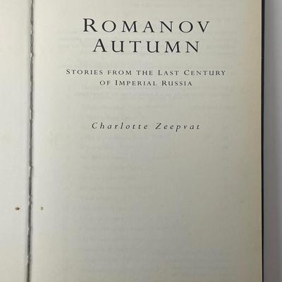 Romanov Autumn Stories, Charlotte Zeepvat