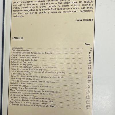 La Casa Real de Espana, Juan Balanso