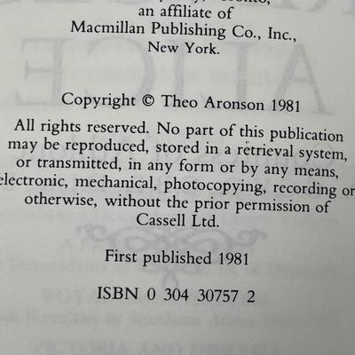 Princess Alice - Countess of Athlone, Theo Aronson