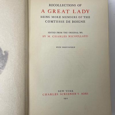 Recollections of a Great Lady, M. Charles Nicoullaud