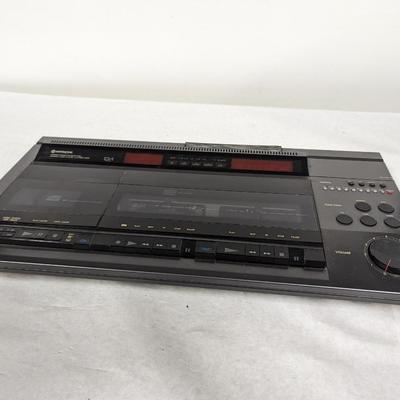 Hitachi Stereo Cassette Receiver CD Player MX-W01 Did Power On