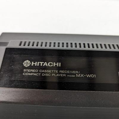 Hitachi Stereo Cassette Receiver CD Player MX-W01 Did Power On