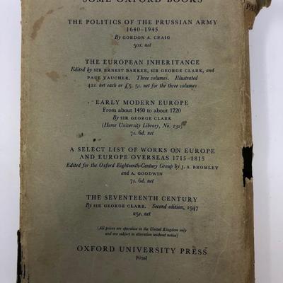 F.L. Carsten Princes And Parliaments In Germany. 1959 Edition