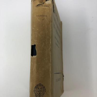 F.L. Carsten Princes And Parliaments In Germany. 1959 Edition