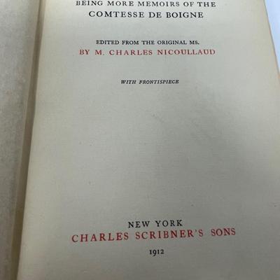 M. Charles Nicoullaud: Recollections of a Great Lady. 1912 Edition