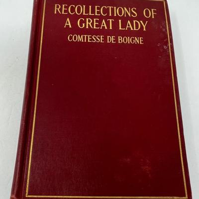 M. Charles Nicoullaud: Recollections of a Great Lady. 1912 Edition