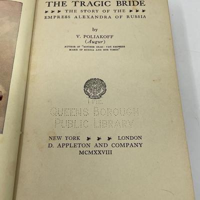 V. Poliakoff (Angur) The Tragic Bride. The Story 1928 Edition