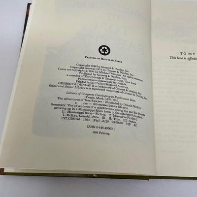 Mark Twain: The Adventure of Tom Sawyer.1995 Edition