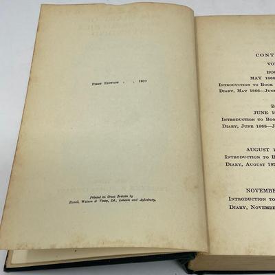 John Bailey: The Diary of Lady Frederick Cavendish. 1927 Edition. Vol 2 only