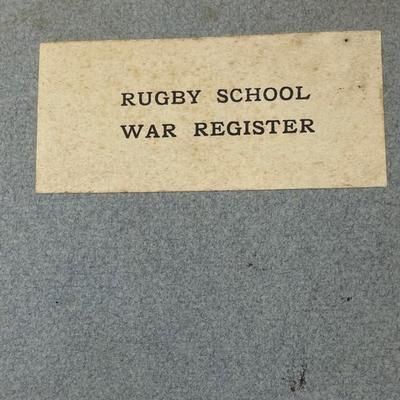 George E Over, Rugby School War Register