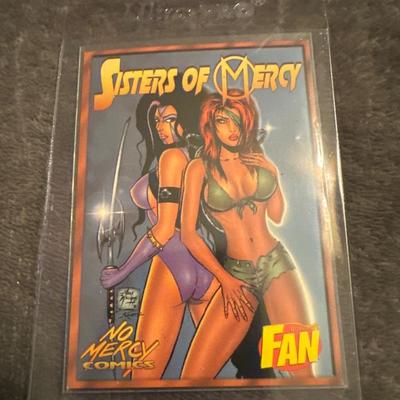 Sisters of Mercy ( No Mercy Comics) Promo card rare