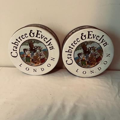 Crabtree & Evelyn Tins (O-MG)