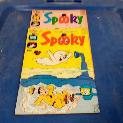 LOT 136 TWO SPOOKY COMIC BOOKS