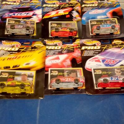 LOT 138 SIX DIFFERENT HOT WHEELS PRO RACING