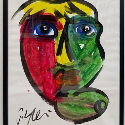 Peter Keil Oil on Acrylic Painting
