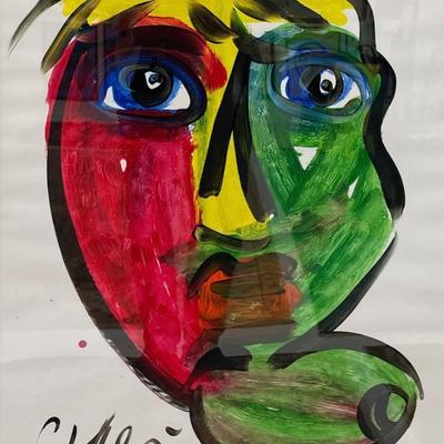 Peter Keil Oil on Acrylic Painting