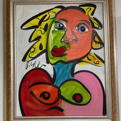 Peter Keil Oil on Acrylic Painting