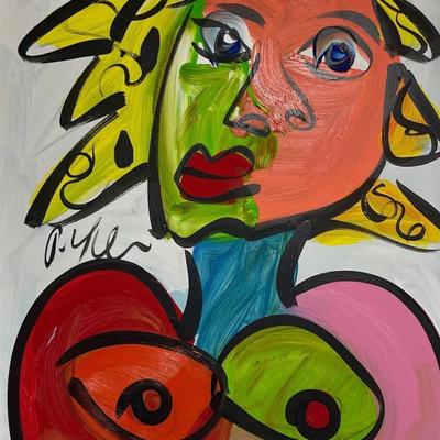 Peter Keil Oil on Acrylic Painting