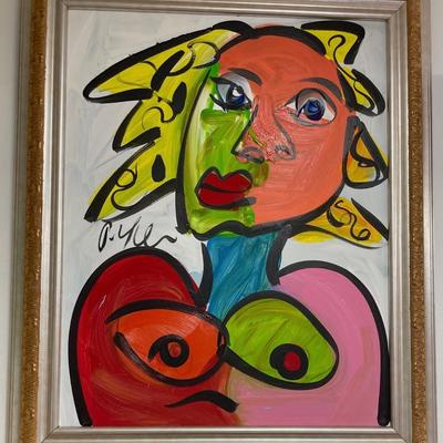 Peter Keil Oil on Acrylic Painting
