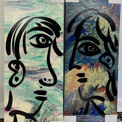 Peter Keil Oil on Acrylic Painting
