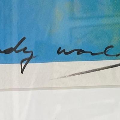 Andy Warhol Lithograph COA Signed and Numbered