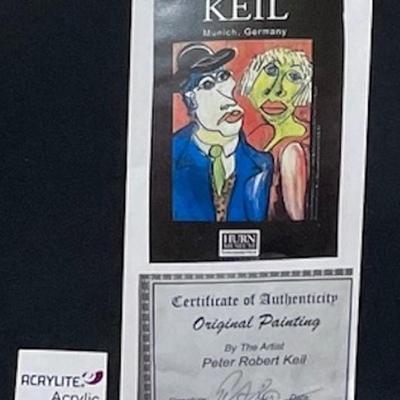Peter Keil Oil on Acrylic Painting
