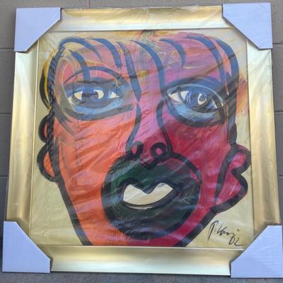 Peter Keil Oil Painting Tribute to Andy Warhol