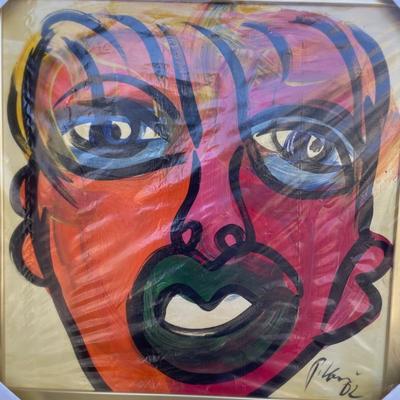 Peter Keil Oil Painting Tribute to Andy Warhol