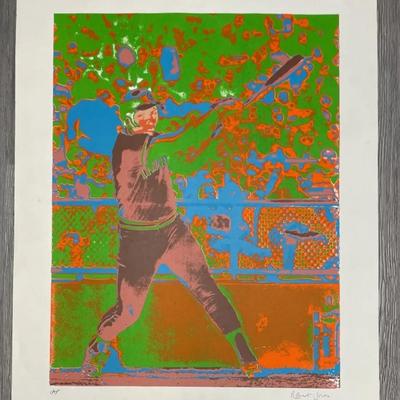 Signed Robert Jones lithograph Artist Proof