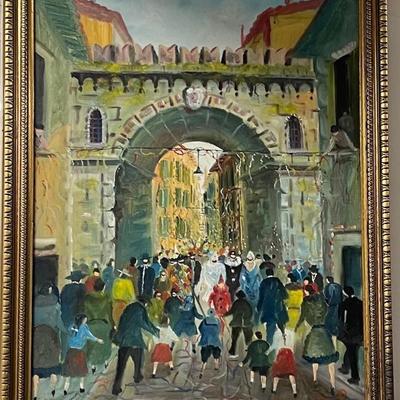 Amando Micaglia Oil Painting on Canvas