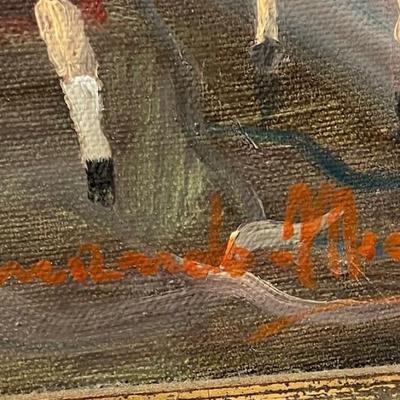 Amando Micaglia Oil Painting on Canvas