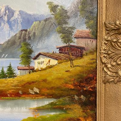 Carlo Mancini Oil Painting on Canvas